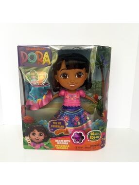 Nickelodeon Dance With Me Dora Interactive Dancing Doll 10 Songs 50+ Phrases NIB